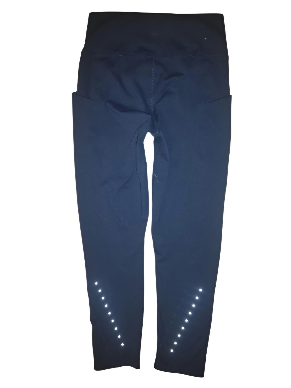 Danskin High Rise Brushed Capri Legging Navy Blue. Women's small. W/Side Pockets